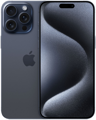 Смартфон Apple iPhone 15 Pro Max 512GB (титановый синий)